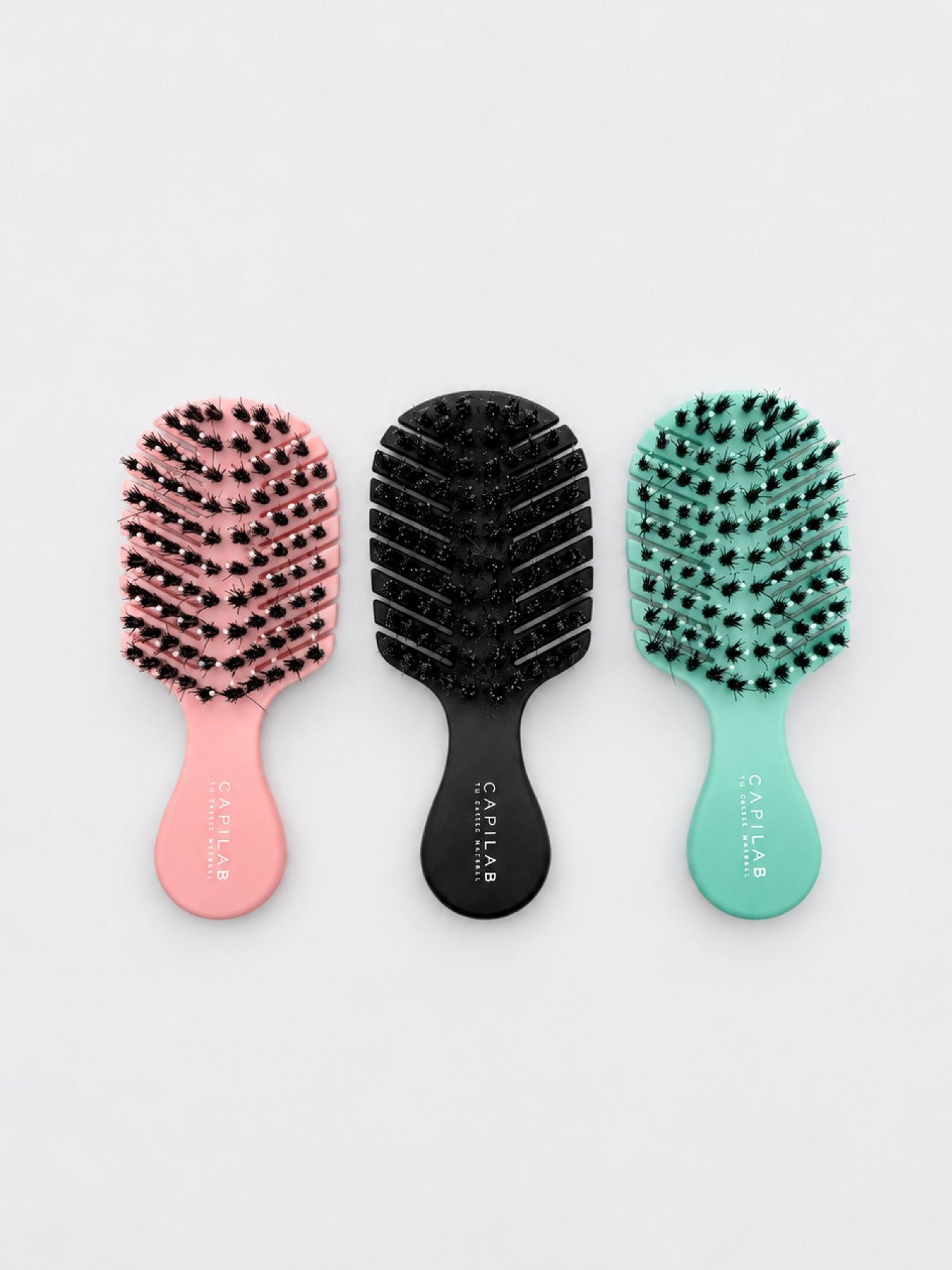Cepillo Anti-Frizz Mini Negro