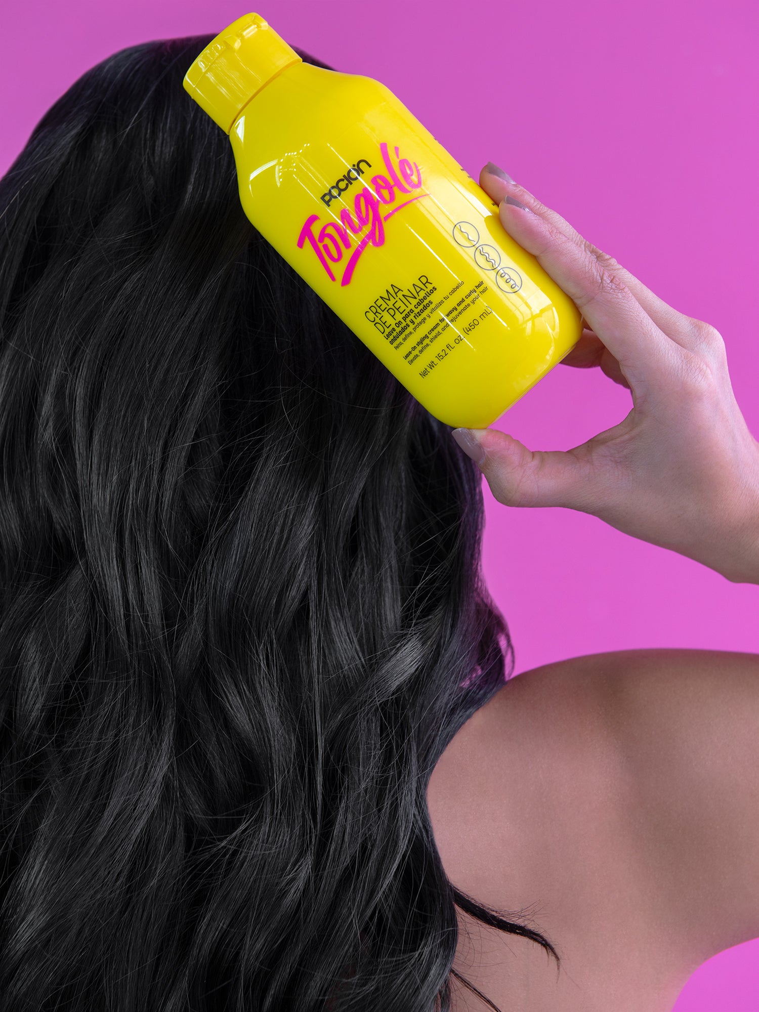 Crema para Peinar Leave On para Cabellos Ondulados y Rizados