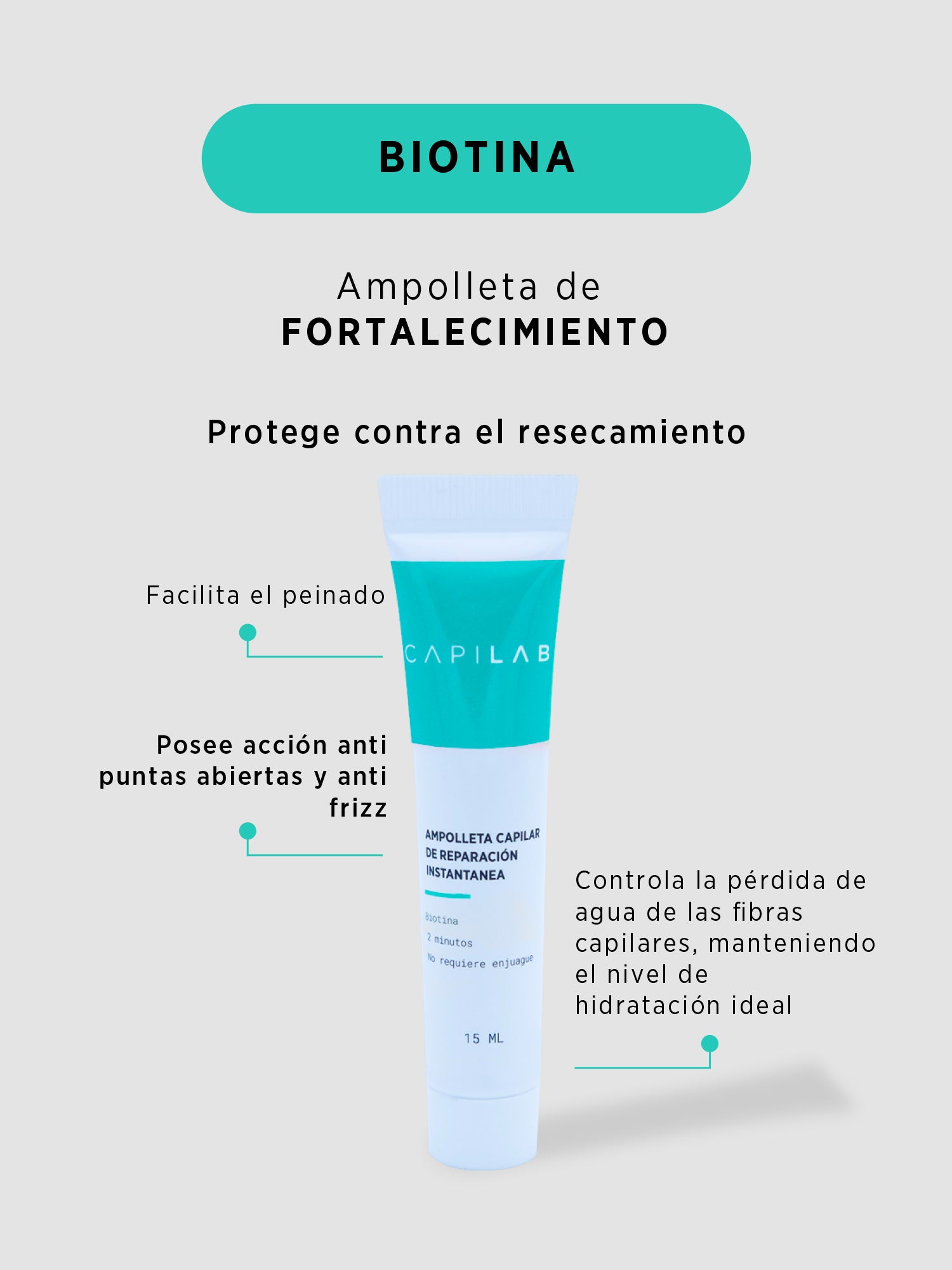 Ampolleta de Reparación Instantánea de Biotina