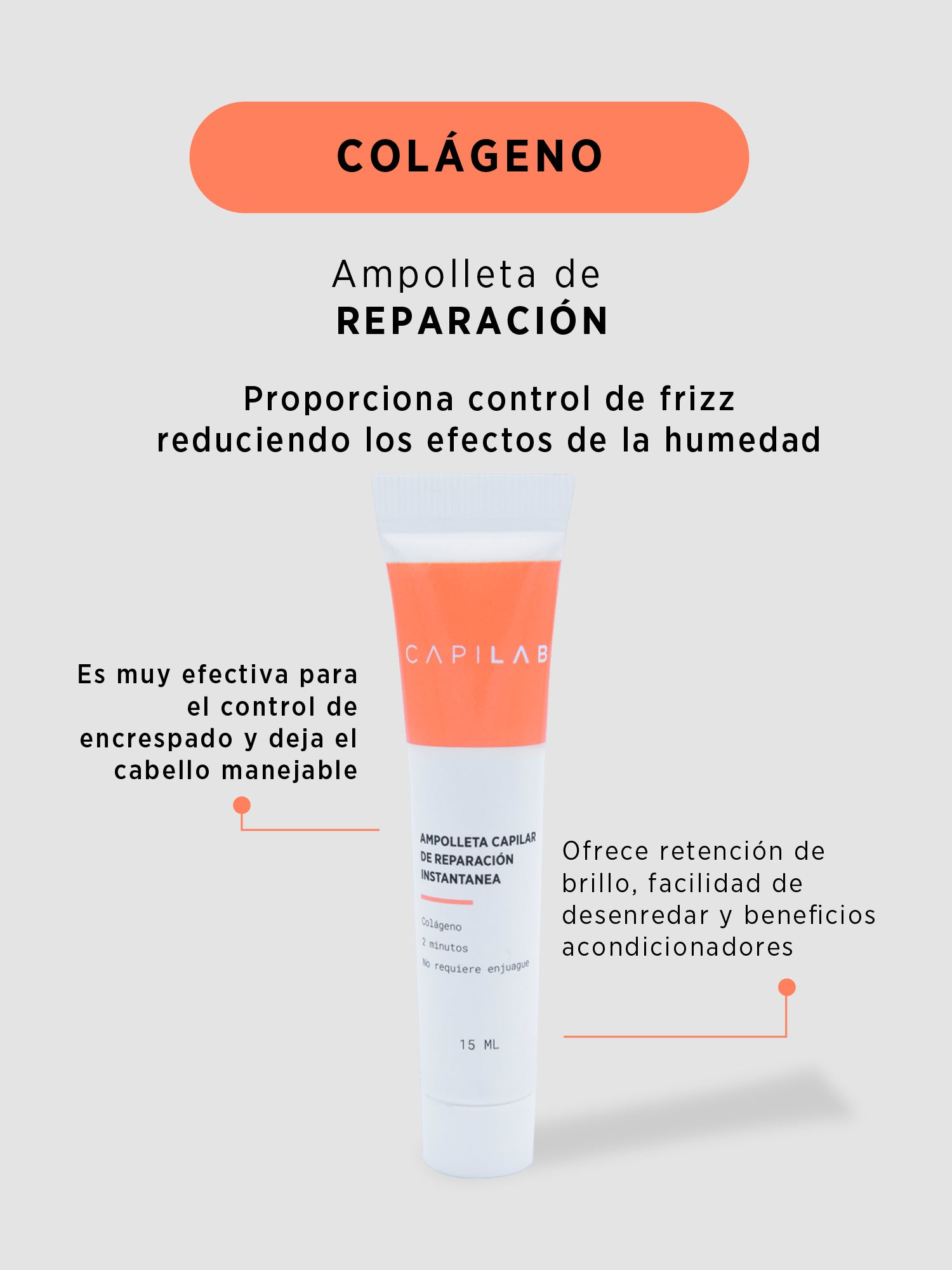 Ampolleta de Reparación Instantánea de Colágeno