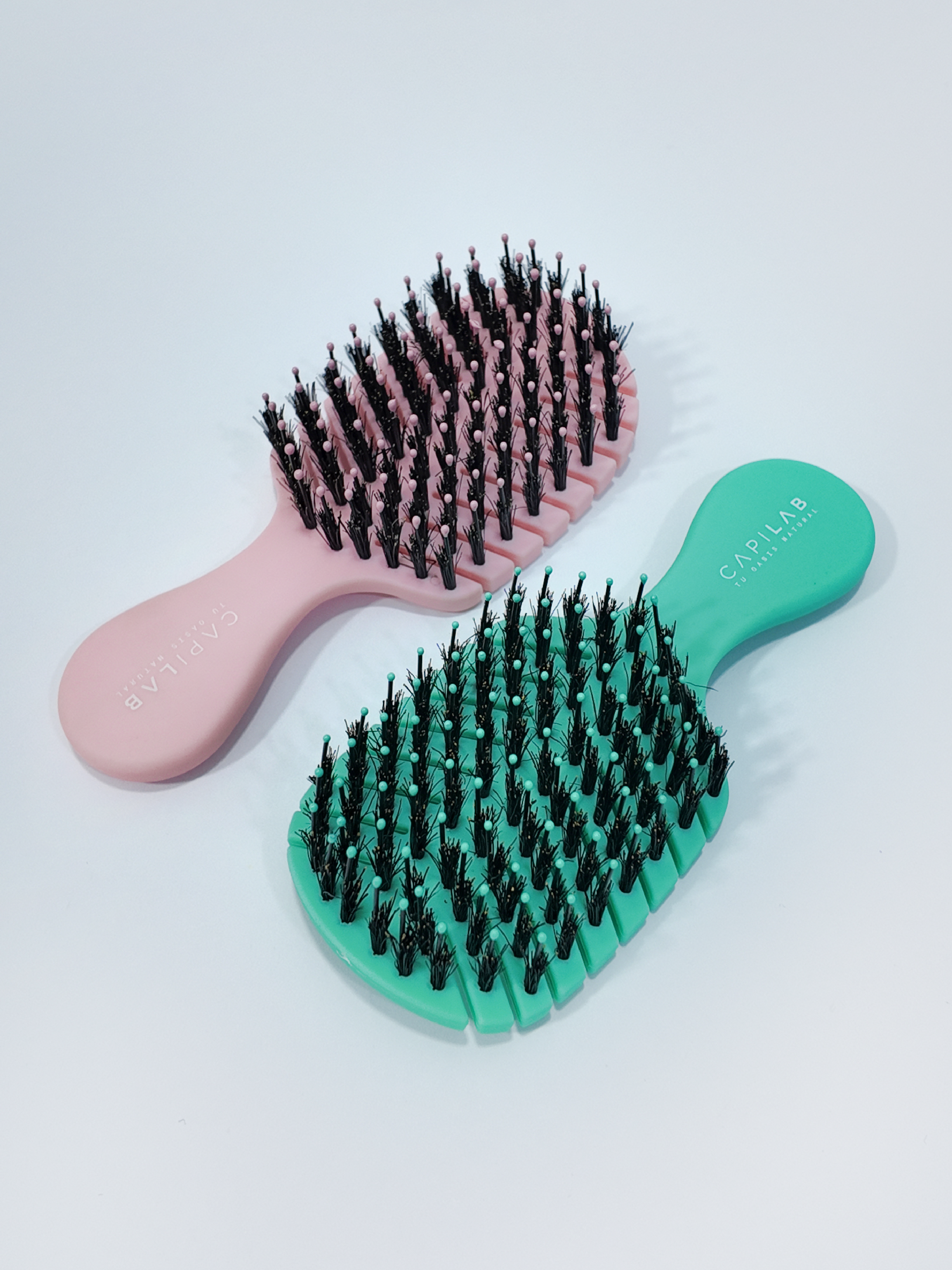 Cepillo Anti-Frizz Mini Rosado