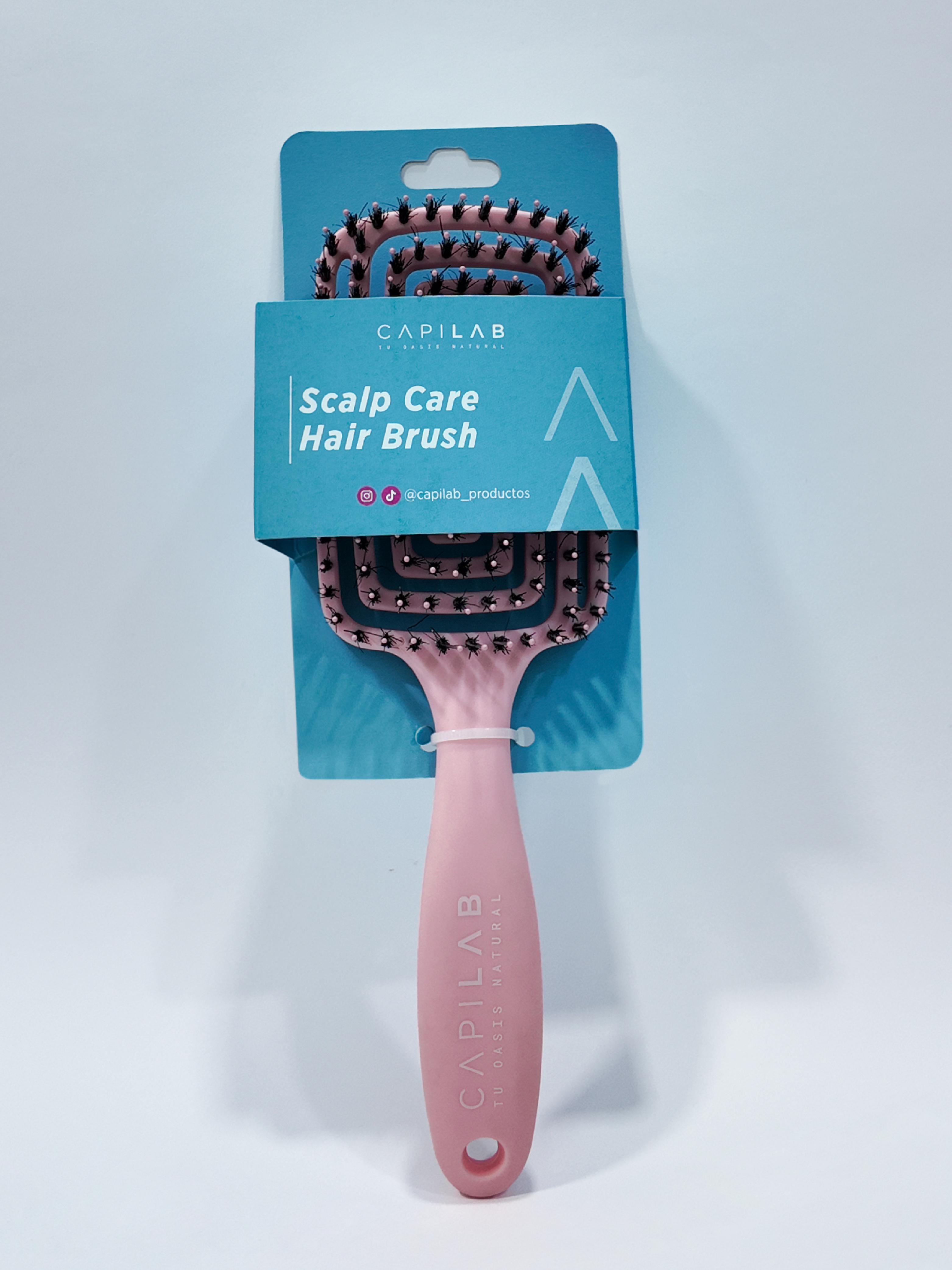 Cepillo Anti-Frizz Rosado