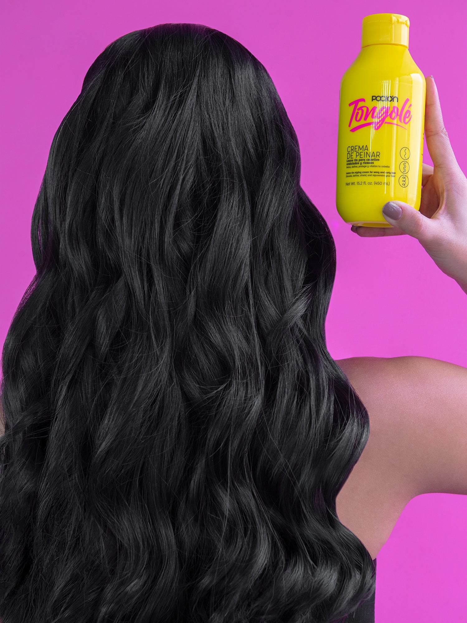 Crema para Peinar Leave On para Cabellos Ondulados y Rizados